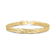 Bids.com 14k Yellow Gold Rapunzel Woven Bracelet (6.00 mm) Bracelets