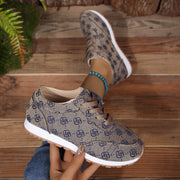 Mill's Beauty Supply Women Casual Board Breathable Low Top Shoes