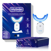 MySmile Teeth Whitening Strips with LED Light Kit Teeth Whitening