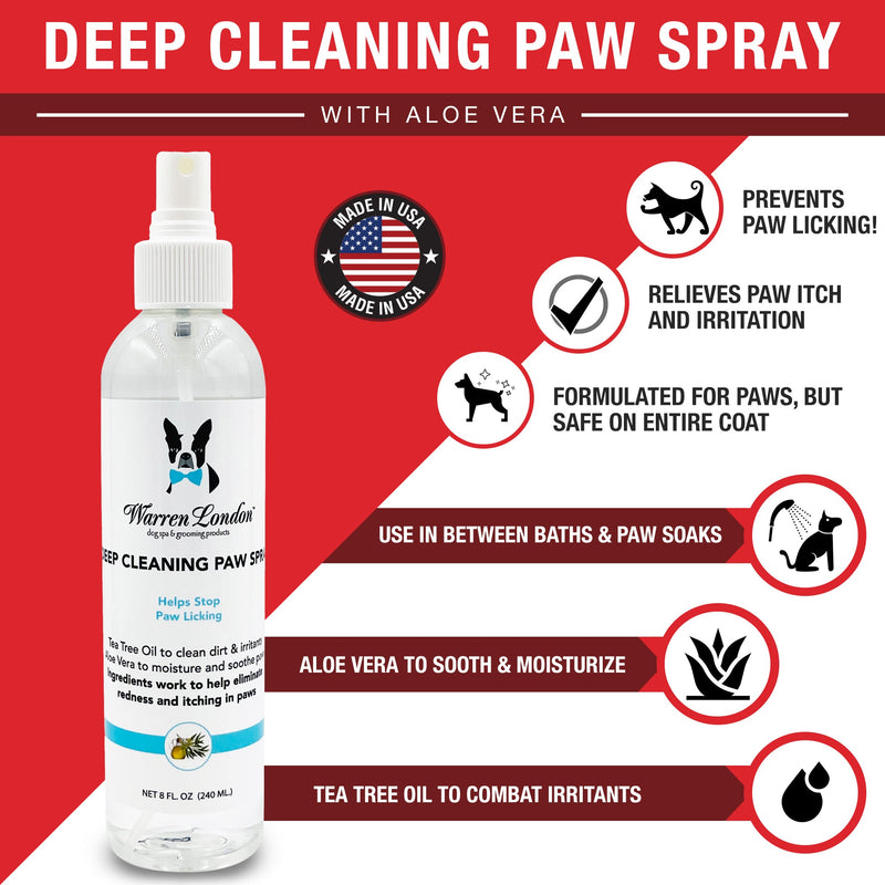Warren London Deep Cleaning Paw Spray for Dogs Spa Product