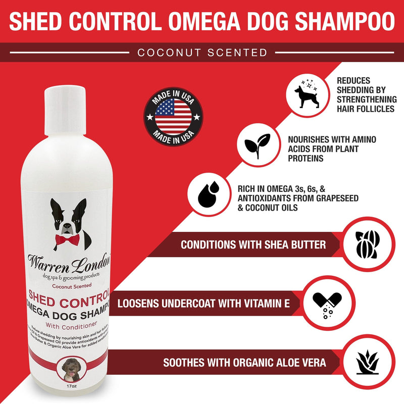 Warren London Shed Control Shampoo for Dogs Dog Shampoo