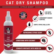 Warren London Cat Dry Shampoo - Citrus Cat Supplies