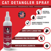Warren London Cat Detangler Spray - Unscented Cat Supplies
