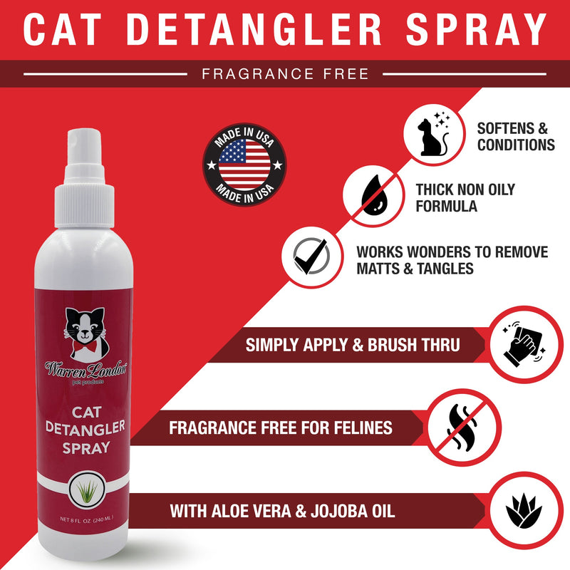 Warren London Cat Detangler Spray - Unscented Cat Supplies