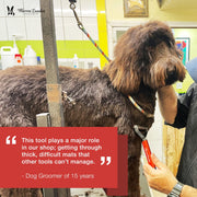 Warren London Dematting Rake Brush for Dogs and Cats Pet Combs & Brushes