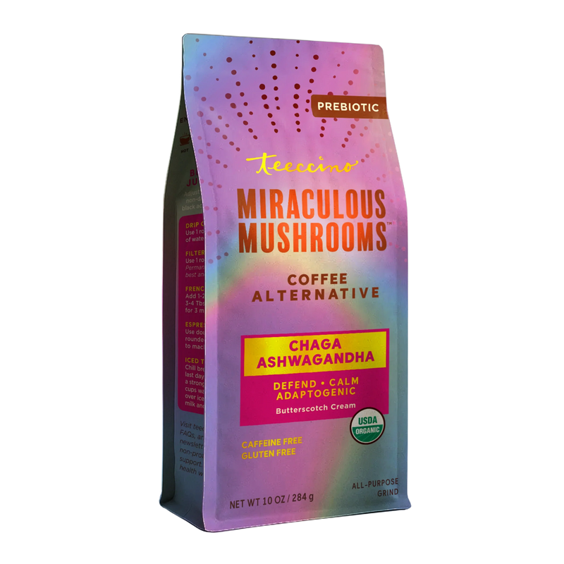 Chaga Ashwagandha Butterscotch Cream Mushroom Herbal Coffee