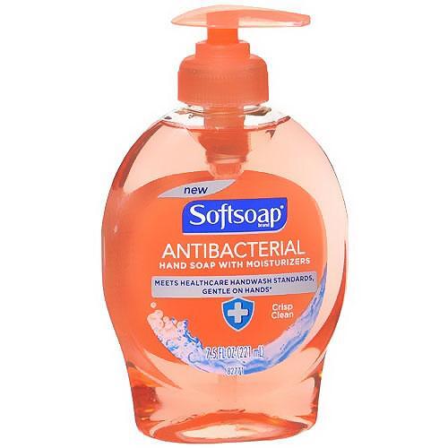 Softsoap Softsoap Hand Soap, Antibacterial, With Moisturizers, Crisp Clean Soap & Lotion Dispensers White Smoke