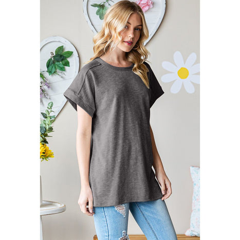 Heimish Short Sleeve Round Neck T-Shirt