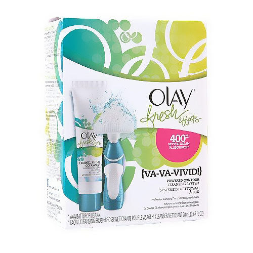 Olay Olay Fresh Effects Va-Va-Vivid! Powered Contour Cleansing System 3 Pc Kit Health & Beauty
