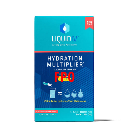 Liquid I.V. Liquid I.V. Electrolyte Drink Mix, Strawberry Lemonade Beverages