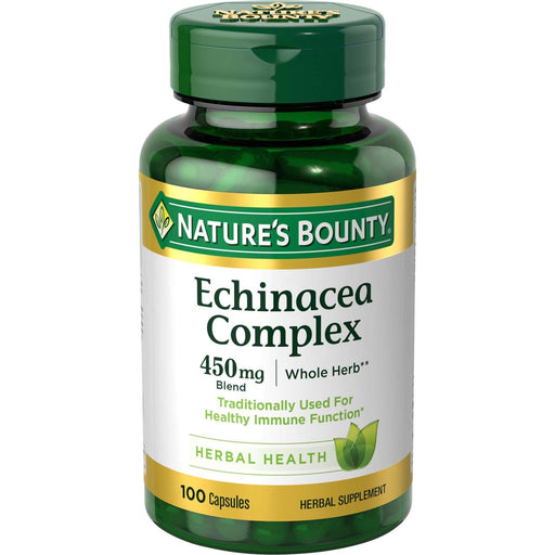 Nature's Bounty Nature's Bounty Echinacea Complex 450 Mg Capsules Vitamins & Supplements White Smoke