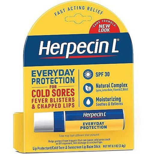 Herpecin L Herpecin L Cold Sore Lip Balm Stick, SPF 30, 0.1 Oz Lip Balms & Treatments