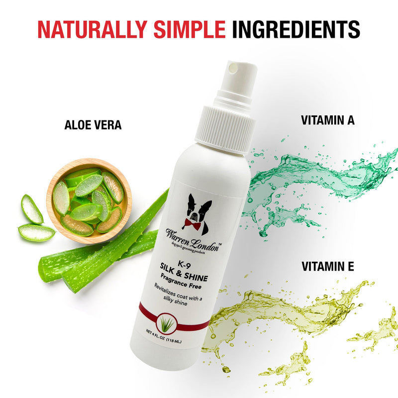 Warren London K9 Silk & Shine - Revitalize and Shines the Coat Spa Product