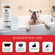Warren London Deep Cleaning Paw Fizz Tablets - Soothes Itchy, Irritated Paws Spa Product