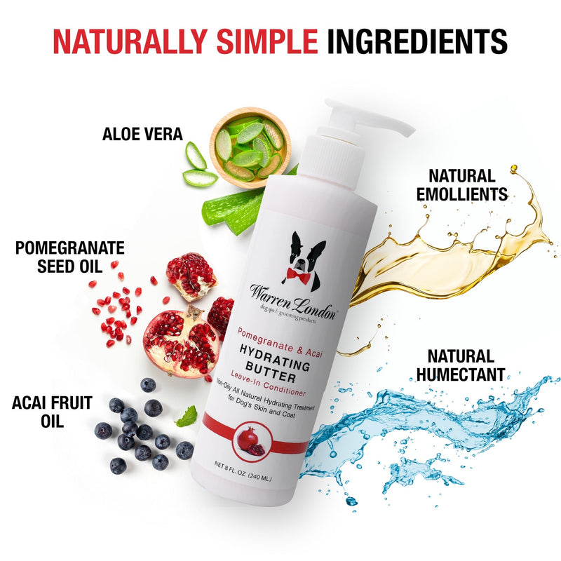 Warren London Hydrating Butter - For Dog's Skin & Coat - Leave-In Moisturizer Spa Product