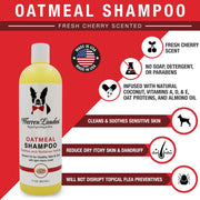 Warren London Oatmeal Shampoo - Cherry Scented - Professional Size Grooming Size Product