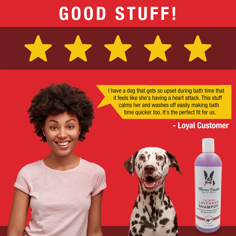 Warren London Calming Lavender Dog Shampoo w/Aloe Vera & Essential Oils - Professional Size Grooming Size Product