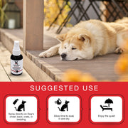 Warren London Essential Oil Dog Calming Spray Spa Product White Smoke