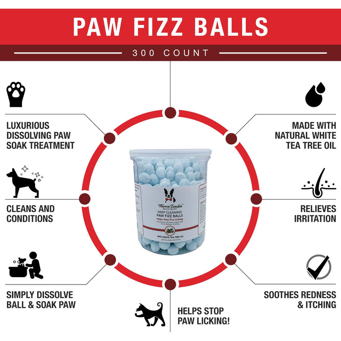Warren London - Warren London - Deep Cleaning Paw Fizz Balls - Professional Size