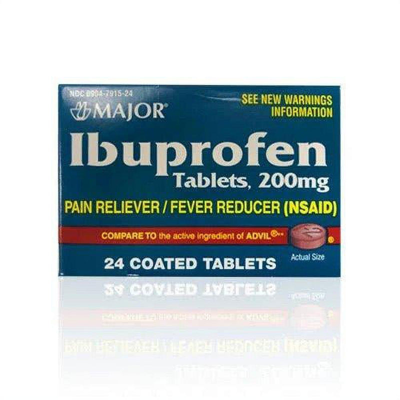 Leader Health Care Leader Health Care Major Ibuprofen 200mg Tablets 24ct Health Care Lavender