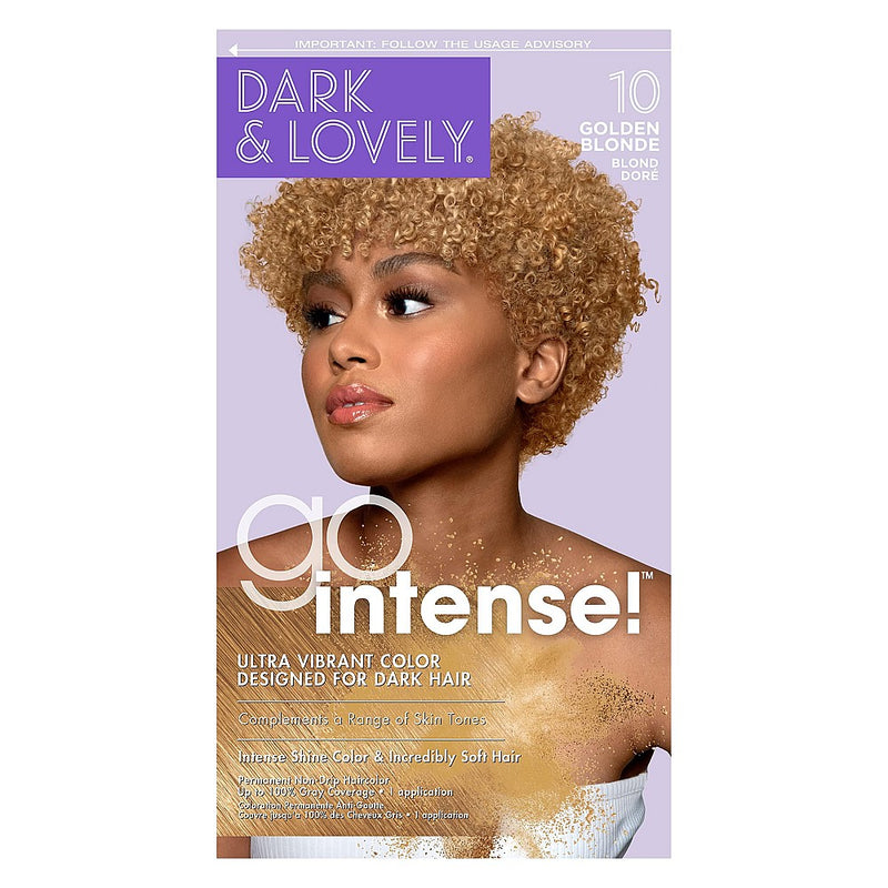 0 Soft-Sheen Carson Dark And Lovely Go Intense Permanent Hair Color Golden Blonde 10 Hair Color