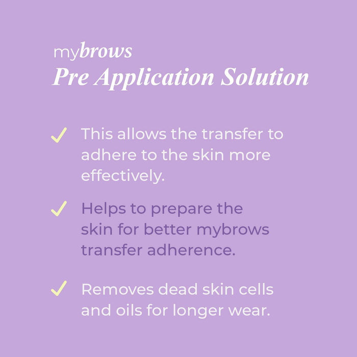 Godefroybeauty - Mybrows Pre Application Solution To Prep Skin For Temporary Tattoos