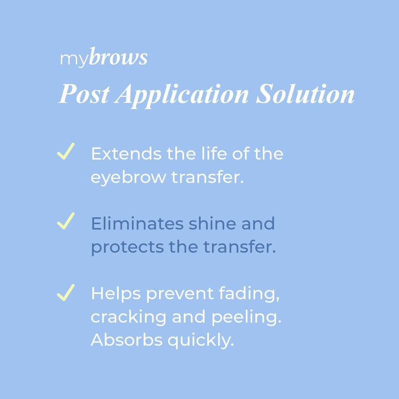 GodefroyBeauty MYBROWS POST APPLICATION SOLUTION TO EXTEND THE LIFE AND REMOVE SHINE FOR TEMPORARY TATTOOS Tattoo Care