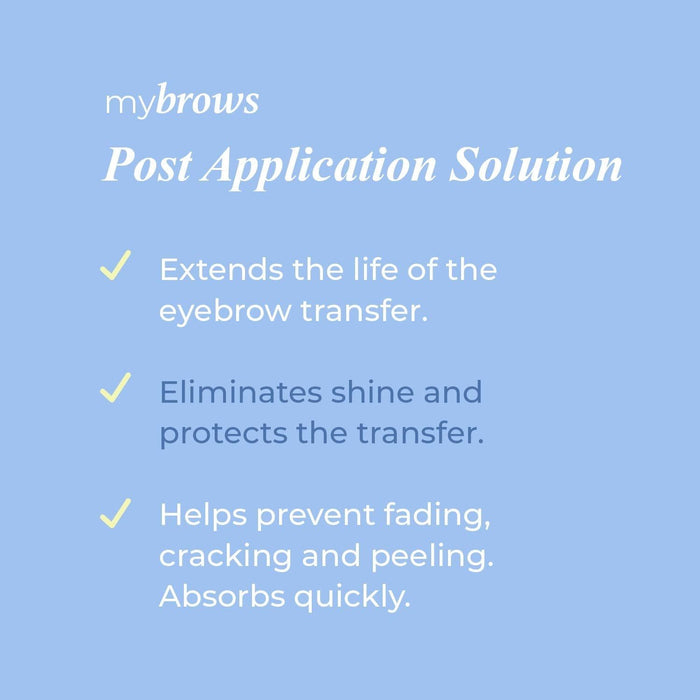 Godefroybeauty - Mybrows Post Application Solution To Extend The Life And Remove Shine For Temporary Tattoos