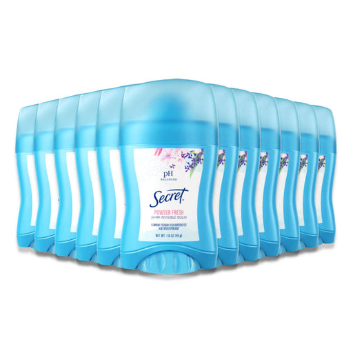 Secret Secret Invisible Solid Antiperspirant Deodorant, Powder Fresh, 1.6 Oz Deodorant