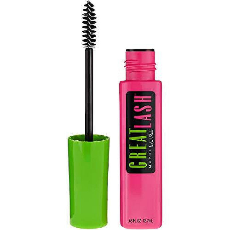 Maybelline Maybelline Great Lash Washable Mascara Dark Brown 0.43 Oz Mascara White Smoke