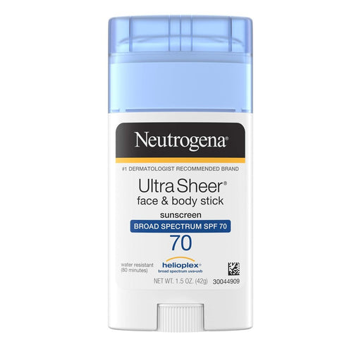 Neutrogena Neutrogena Ultra Sheer Face & Body Stick Sunscreen SPF 70 Sunscreen