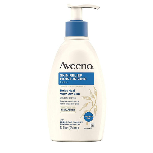 Aveeno Aveeno Skin Relief Gentle Scent Lotion For Extra Dry Skin, Nourishing Coconut, 12 Oz Lotion & Moisturizer White Smoke