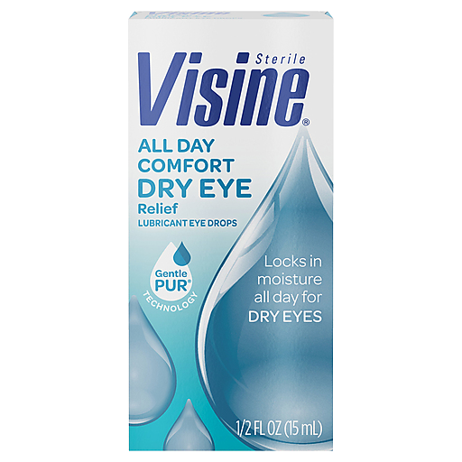 Visine Visine Tears Lasting Relief Lubricant Eye Drops - 0.5 Oz Eye Drops & Lubricants Lavender