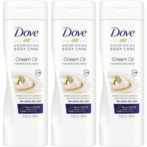Dove Dove Cream Oil Intensive Body Lotion, Extra Dry Skin Lotion & Moisturizer White Smoke
