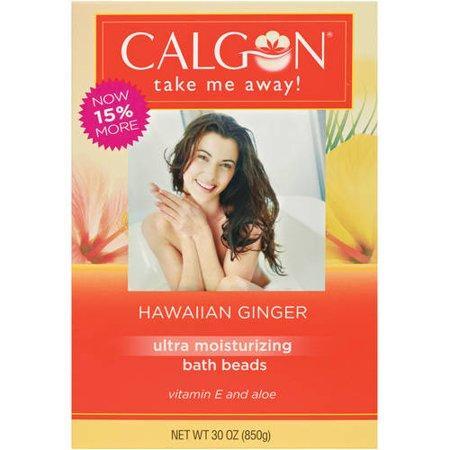 Calgon Calgon Ultra Moisturizing Bath Beads Hawaiian Ginger 30 Oz Bath & Body Tomato