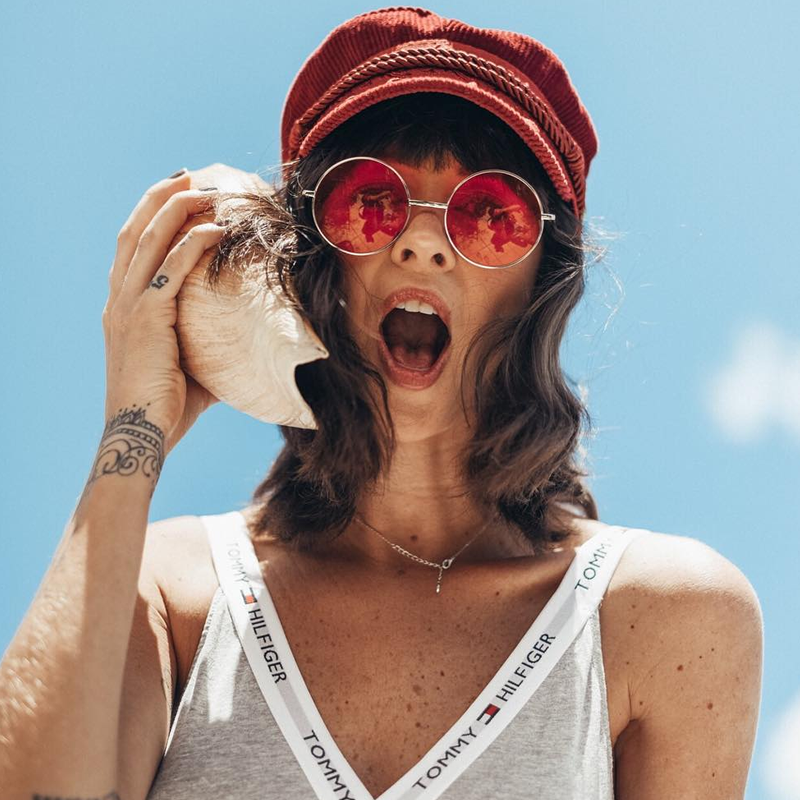 zeroUV Retro Hippie Metal Lennon Round Color Lens Sunglasses 8594 Sunglasses