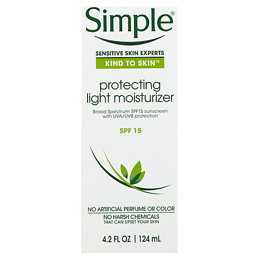Simple Simple Protecting Light Moisturizer SPF 15 4.2 Oz Lotion & Moisturizer Lavender