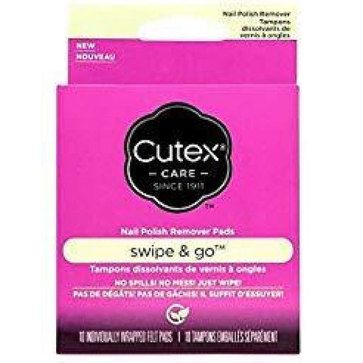 Cutex Cutex Care Swipe And Go Nail Polish Remover Pads Nail Polish Removers
