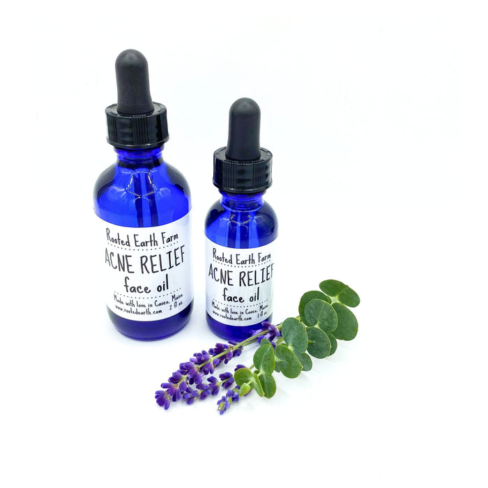 Rooted Earth Farm + Apothecary - Acne Relief Face Oil 1oz  - 2oz