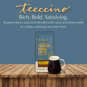 Teeccino Dark Chocolate Prebiotic SuperBoost Herbal Coffee Herbal Coffee