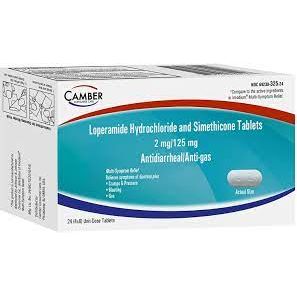 Camber Camber Loperamide Hydrochloride And Simethicone 2mg/125mg By 12 (2x6) Unit Dose Tablets Tablet Computers