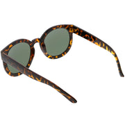 zeroUV Womens Designer Round Oversize Retro Fashion Sunglasses 8623 Sunglasses