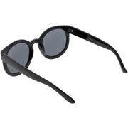 zeroUV Womens Designer Round Oversize Retro Fashion Sunglasses 8623 Sunglasses