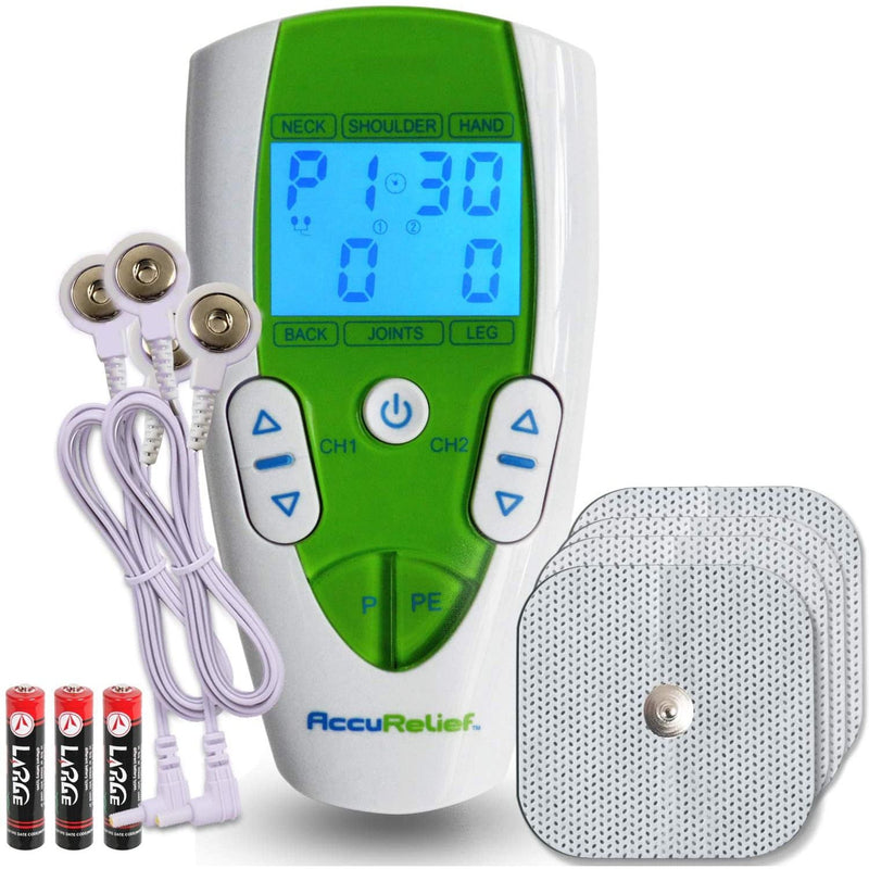 AccuRelief AccuRelief Dual Channel Tens Therapy Electrotherapy Pain System Health Care