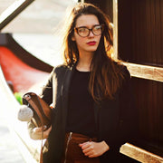 zeroUV 1950's Vintage Mod Fashion Cat Eye Clear Lens Glasses Glasses