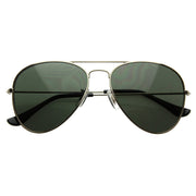 zeroUV Original Classic Metal Military Aviator Sunglasses Sunglasses