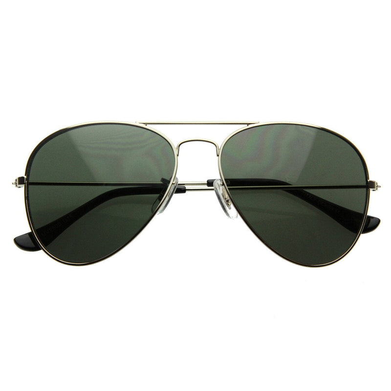zeroUV Original Classic Metal Military Aviator Sunglasses Sunglasses
