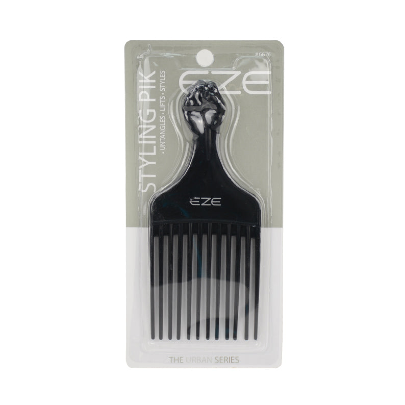Annie Annie Eze #06676 Thompson Plastic Pik Combs & Brushes Dark Gray