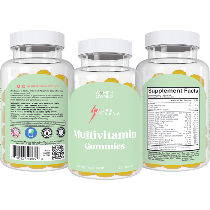 Suplementos Laura Posada By The Brand Atelier - Multivitamínico En Gomitas – Comprehensive Vitamins And Minerals For Overall Wellness