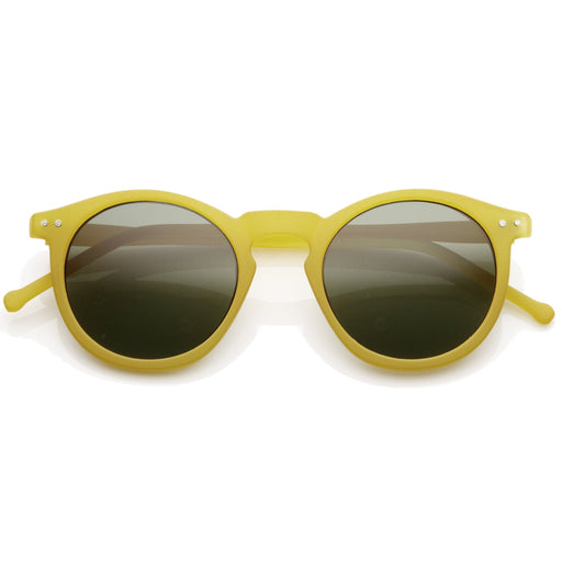 zeroUV 1920's P3 Dapper Vintage Inspired Round Sunglasses Sunglasses